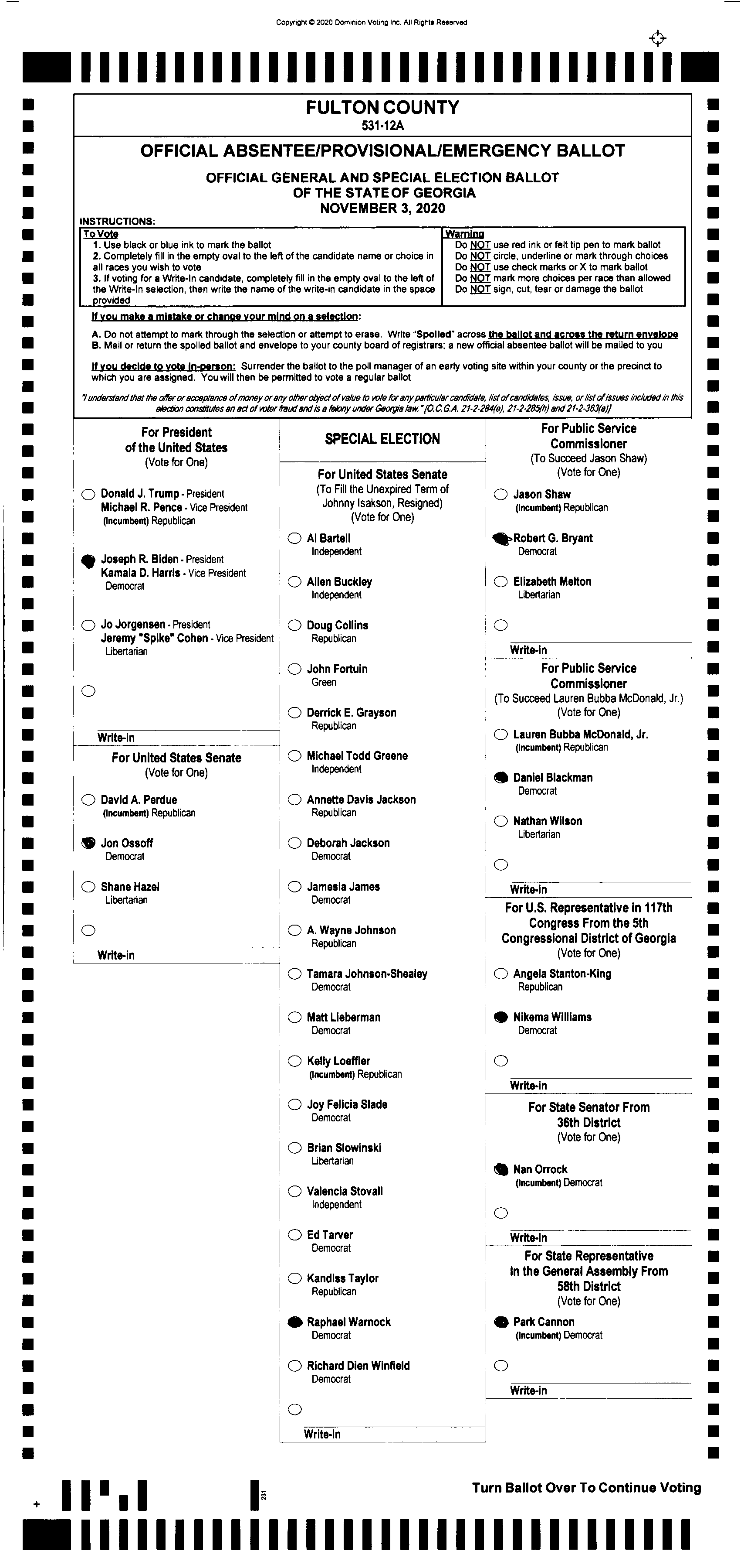 Source Ballot